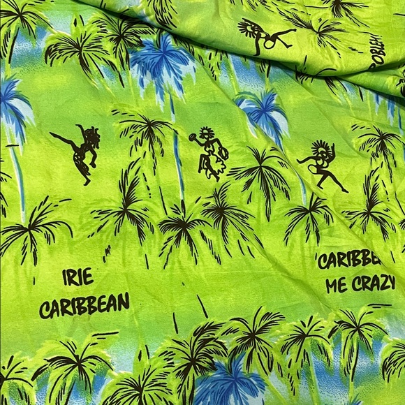 Yeah, Mon Vibrant Palm Print Green Midi Dress - Picture 13 of 17